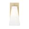 Z-Lite Farrell 1 Light Wall Sconce, 6in. W x 12.75in. H, Modern Gold 3043-1SS-MGLD - alternate 3